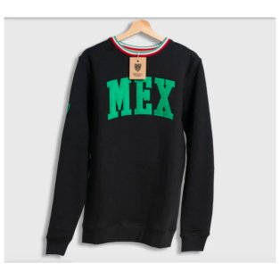 Mexico Retro Football Sweatshirt (Black)