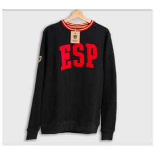 Spain Retro Football Sweatshirt (Black)