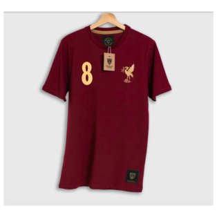 The Bird Steven Gerrard Bordeaux 8 Retro T-Shirt