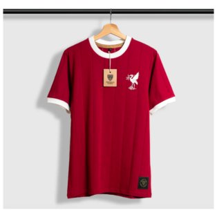 Liverpool The Bird Bordeaux Home Retro Football Shirt
