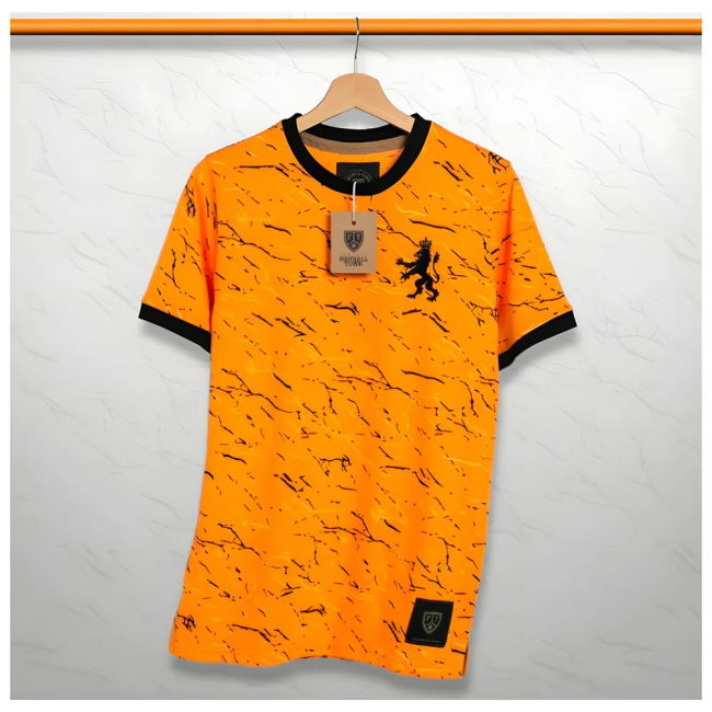 Holland Marble De Leeuw Home Retro Football Shirt
