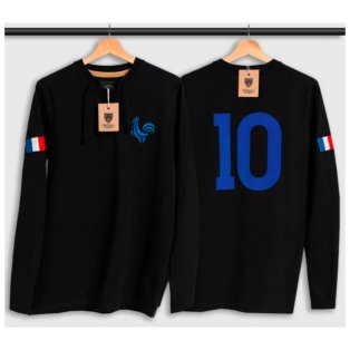 France Retro Shirt Black Les Bleus