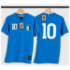 Italy Retro Shirt with Laces Gli Azzurri