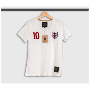 England The Lions Cross 10 Retro Shirt (Womens)