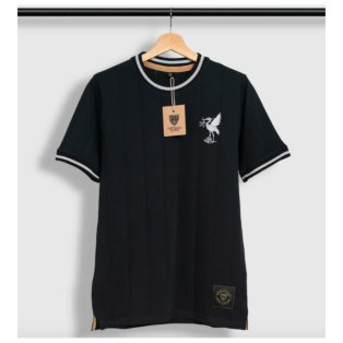 Liverpool Silver Bird Retro Football Shirt (Black)