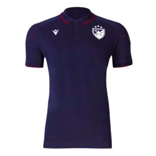 2023-2024 Red Star Belgrade Travel Player Polo Shirt (Navy)