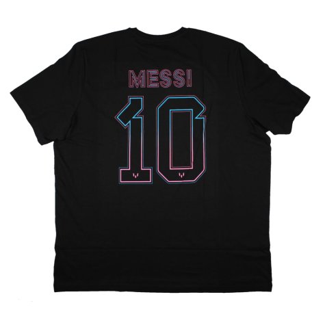 2023-2024 Inter Miami Messi No10 T-Shirt (Black)