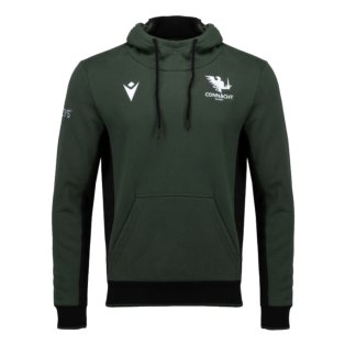 2023-2024 Connacht Rugby Travel Hooded Sweater (Green)