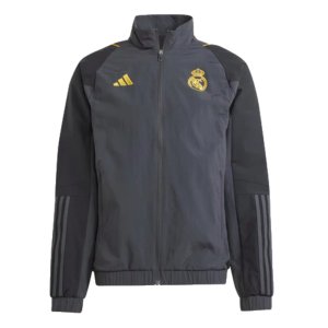 2023-2024 Real Madrid EU Presentation Jacket (Carbon)