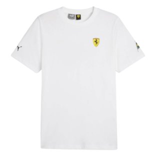 2023 Ferrari Brazil Race Tee (White)