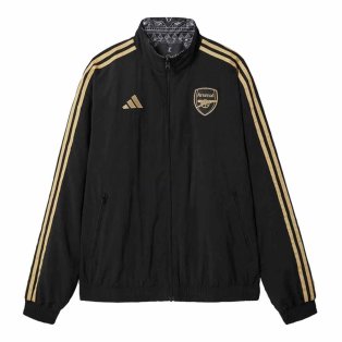 2023-2024 Arsenal Ian Wright Anthem Jacket (Black)