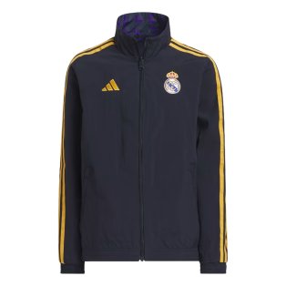2023-2024 Real Madrid Anthem Jacket (Legend Ink) - Kids