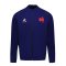 2023-2024 France Rugby Zipped Sweatshirt (Blue)