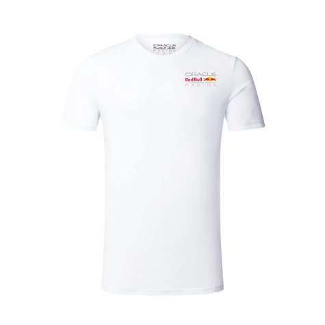 2024 Red Bull Racing Core Tee Full Colour Logo Tee (White)