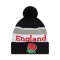 England Rugby Wordmark Navy Jake Beanie Hat