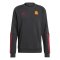 2023-2024 AS Roma Crew Sweater (Black)
