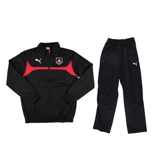 2014-2015 Airdrie Pre-Match Tracksuit (Black)
