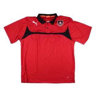 2014-2015 Airdrie Pre-Match Polo Shirt (Red)