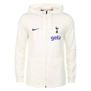 2023-2024 Tottenham Hotspur Dri Fit Strike Hooded Jacket (White)