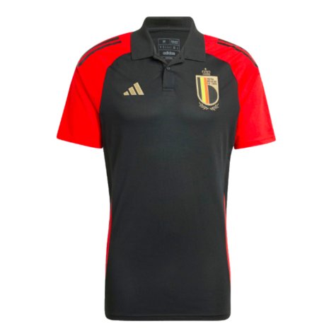 2024-2025 Belgium Polo Shirt (Black)