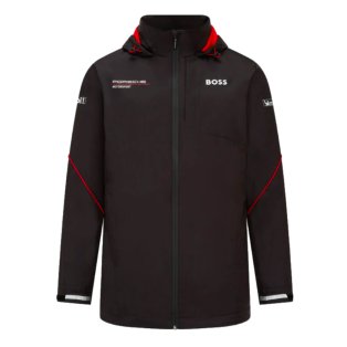 2024 Porsche Motorsport Team Rain Jacket (Black)