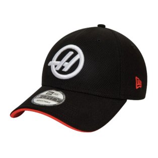 2024 Haas Team 9Forty Adults Cap (Black)