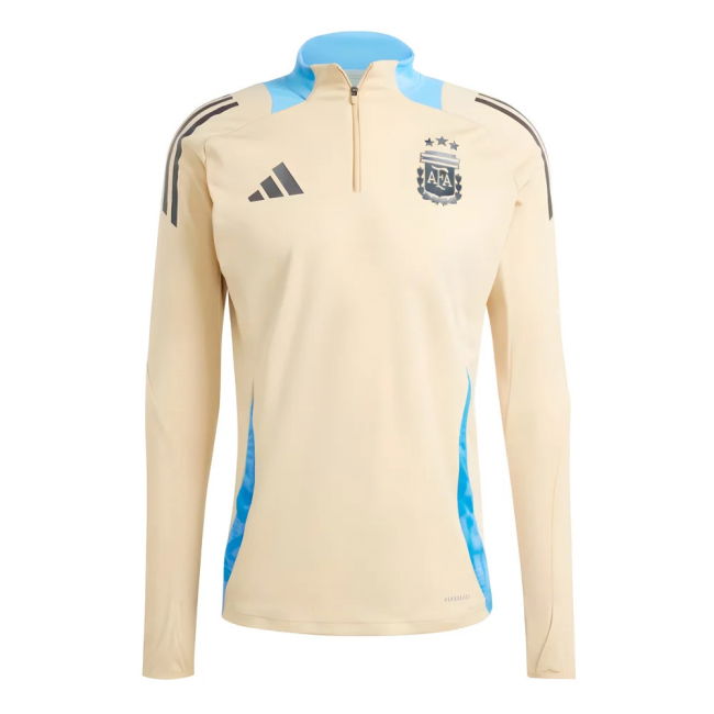 2024-2025 Argentina Training Top (Hazy Beige)