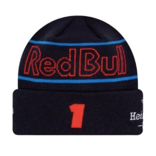 2024 Red Bull Racing Max Verstappen Team Navy Cuff Knit Beanie Hat