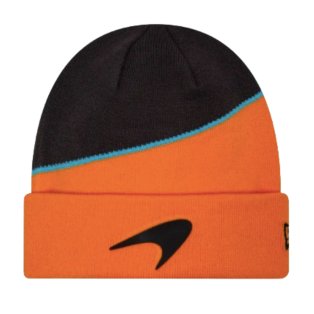 2024 McLaren Racing Team Colour Orange Cuff Knit Beanie Hat