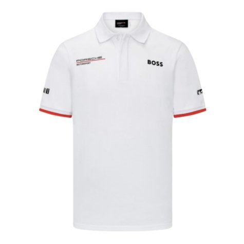 2024 Porsche Motorsport Team Polo Shirt (White)
