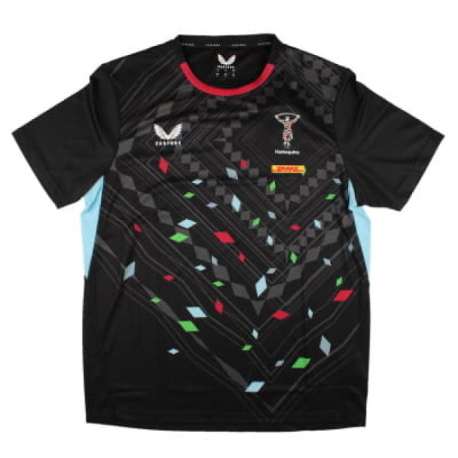 2022-2023 Harlequins Training T-Shirt (Black)