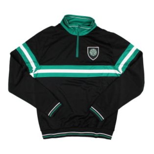 Celtic 1993-1994 Retro 1/4 Zip Jacket (Black)