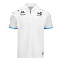 2024 Alpine BWT Mens Team Polo Shirt (White)