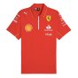 2024 Scuderia Ferrari Team Polo Shirt (Red)