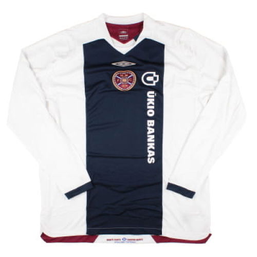 2008-2009 Hearts Away Long Sleeve Shirt  2008-2009 Hearts Away Long Sleeve Shirt