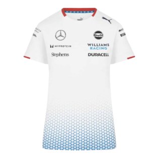 2024 Williams Racing Team T-Shirt (White) - Womens
