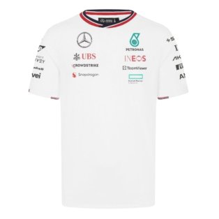 2024 Mercedes-AMG Team Driver T-Shirt (White)