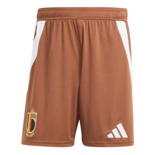 2024-2025 Belgium Away Shorts (Preloved Brown)
