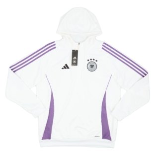 2024-2025 Germany Hooded Track Top (White)