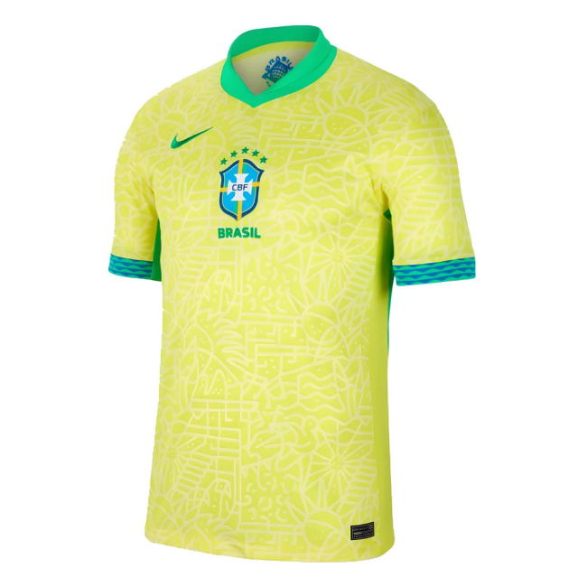 2024-2025 Brazil Home Dri-Fit ADV Match Shirt