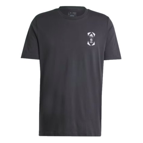Adidas T-Shirt Official Emblem Euro 2024 - Black