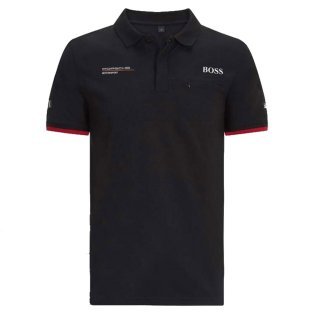 2024 Porsche Motorsport Mens Team Polo Shirt Black
