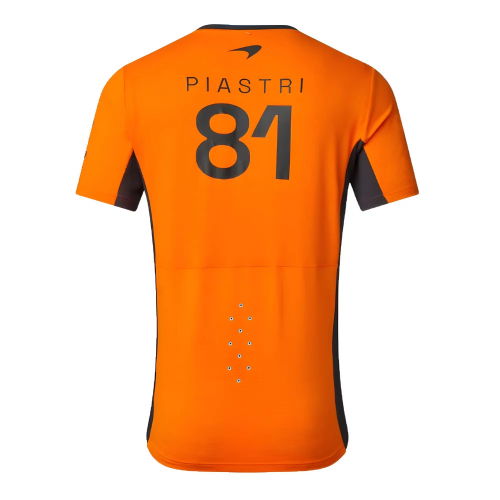 2024 McLaren Mens Replica Oscar Piastri Set Up T-shirt (Autumn Glory)