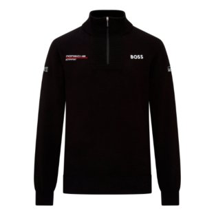 2024 Porsche Motorsport Collection Team Knitted Jumper Black
