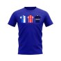 Atletico Madrid 1997-1998 Retro Shirt T-shirt (Blue)