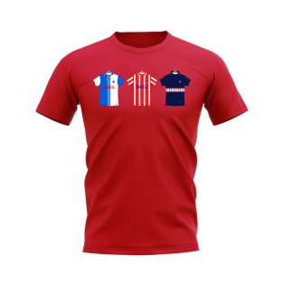 Atletico Madrid 1997-1998 Retro Shirt T-shirt (Red)