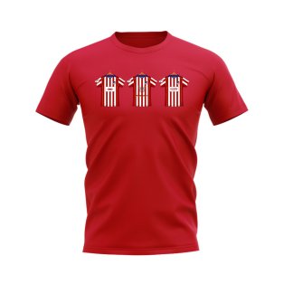 Atletico Madrid 2004-2005 Retro Shirt T-shirt (Red)