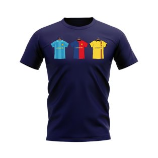 Barcelona 2008-2009 Retro Shirt T-shirt (Navy)