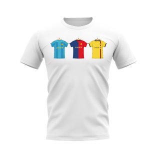 Barcelona 2008-2009 Retro Shirt T-shirt (White)