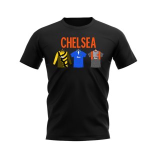Chelsea 1995-1996 Retro Shirt T-shirts - Text (Black)